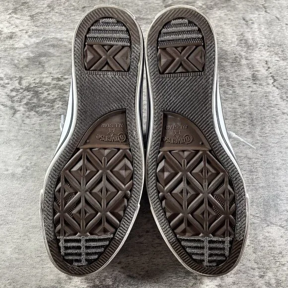 Converse Black and White Striped Sneakers - Picture 7 of 9